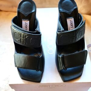 Jimmy Choo Black‎ Heels with Modern Elegance